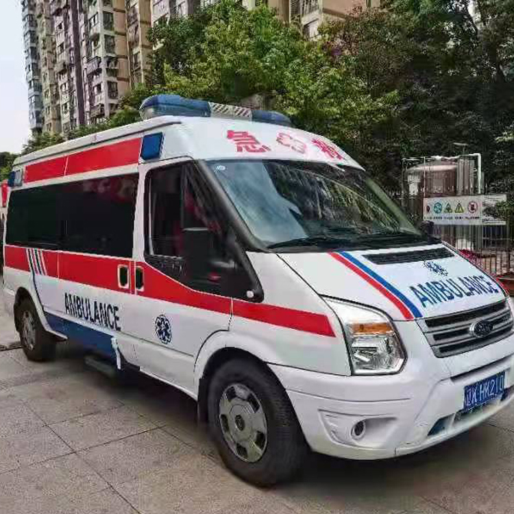 北碚长途救护车护送病人返乡